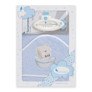 Ručnik s kapuljačom i termometrom za bebe