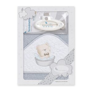 Ručnik s kapuljačom i termometrom za bebe