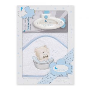 Ručnik za bebe s kapuljačom i termometrom